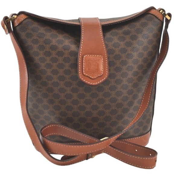 Celine Handbags - Authentic Vintage Celine Macadam Blason Bag